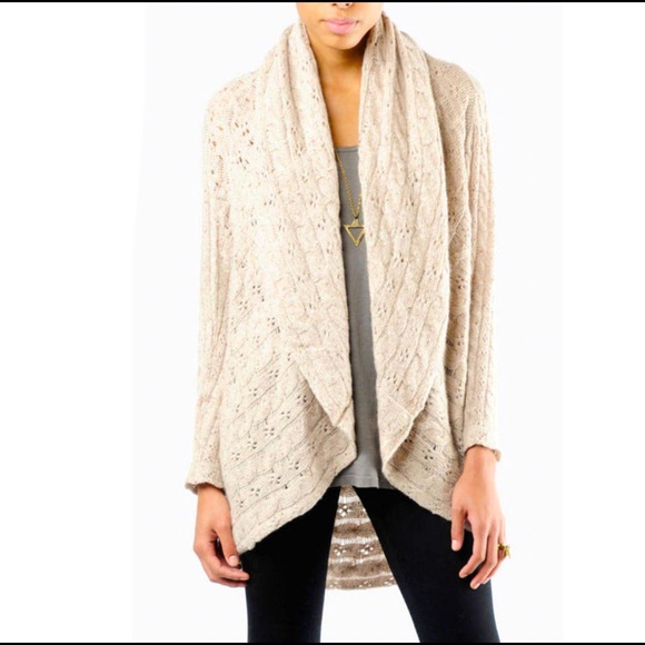 Pointelle Knit Cardigan Autumn Cashmere Revolve XS - Picture 1 of 4